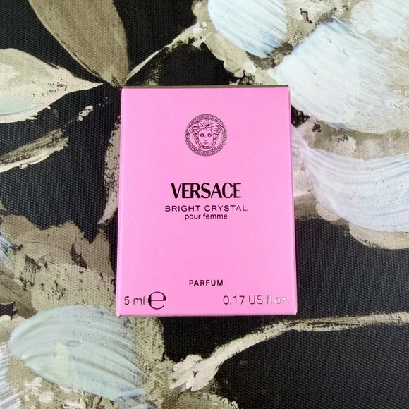 NIB Versace Bright Crystal Travel Mini Deluxe Size 0.17 Fl. Oz. - Picture 3 of 7